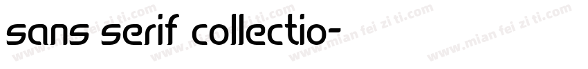 sans serif collectio字体转换